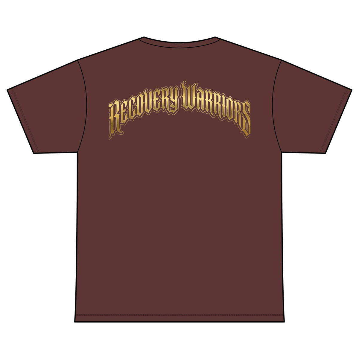 Recovery Warriors T-Shirt — Rainbow Phoenix Design ‘Recovery: A Journey of Ascension’