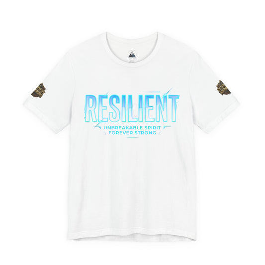 Resilient Recovery Warriors T-Shirt — "Resilient" Motivational Tee