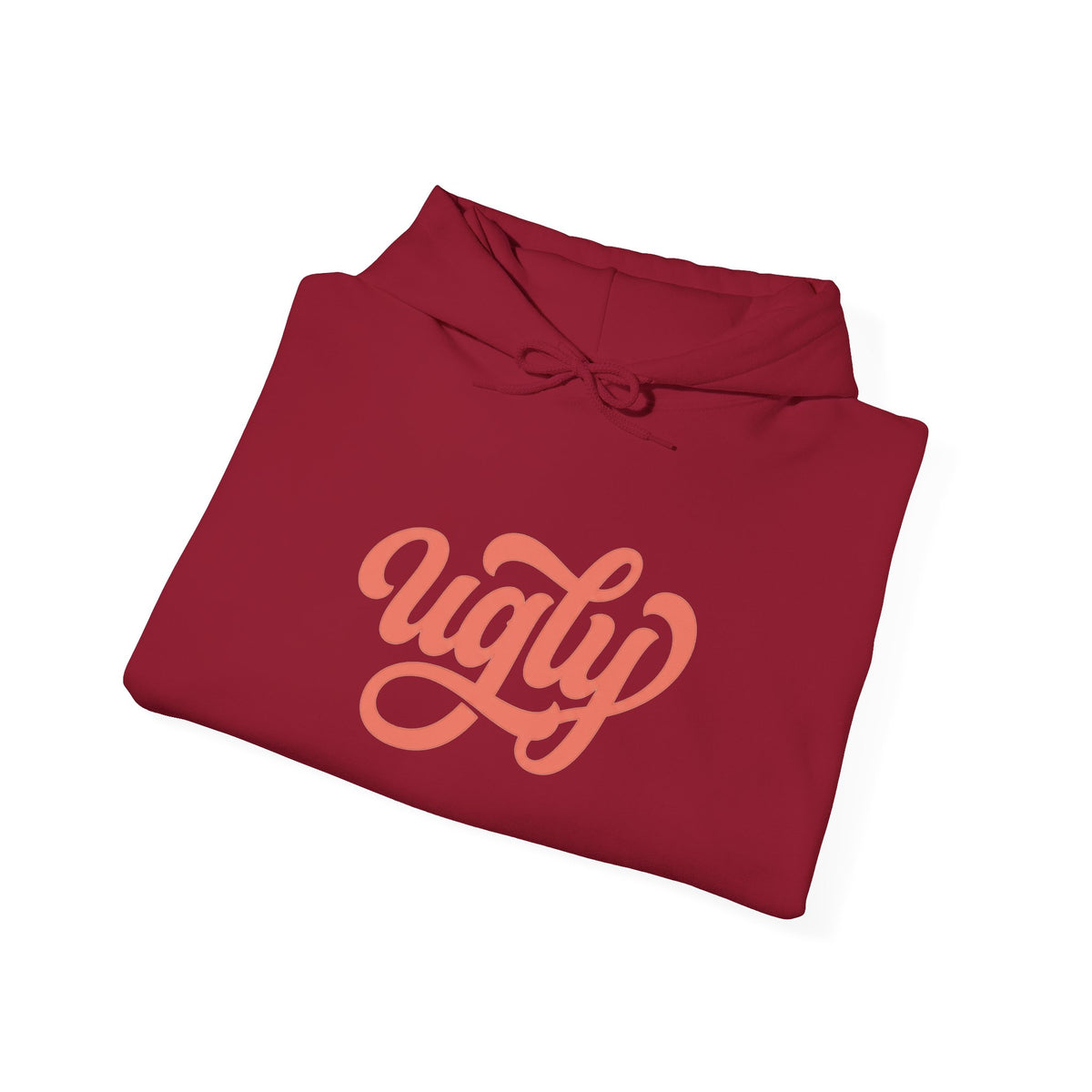 Hoodie — 'Ugly' Script Front & 'Recovery Warriors' Back Pullover