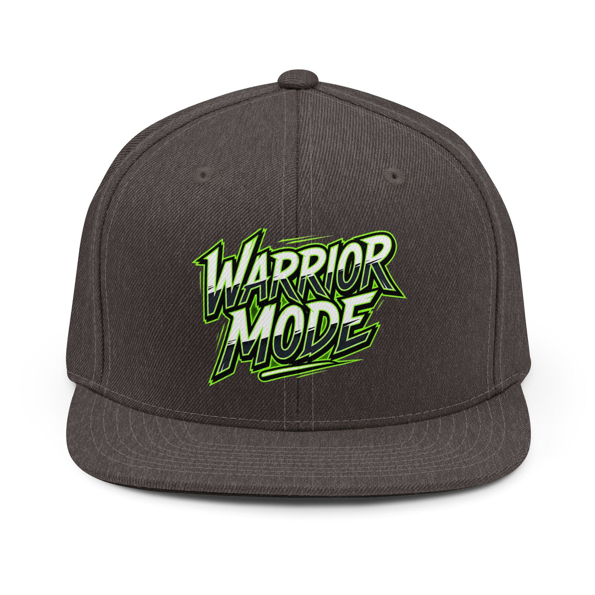 Warrior Mode Snapback Hat — Bold Graphic Athletic Baseball Cap
