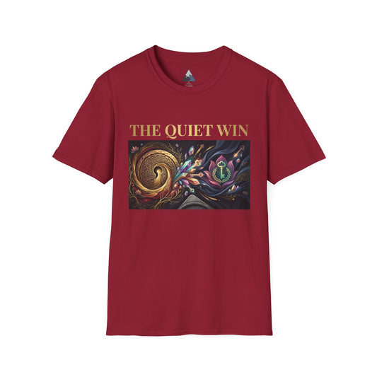 The Quiet Win T-Shirt — Abstract Floral Mandala Graphic Tee