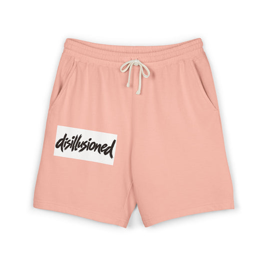 'disillusioned' Fleece Sweat Shorts — Garment-Dyed Lightweight Lounge Shorts