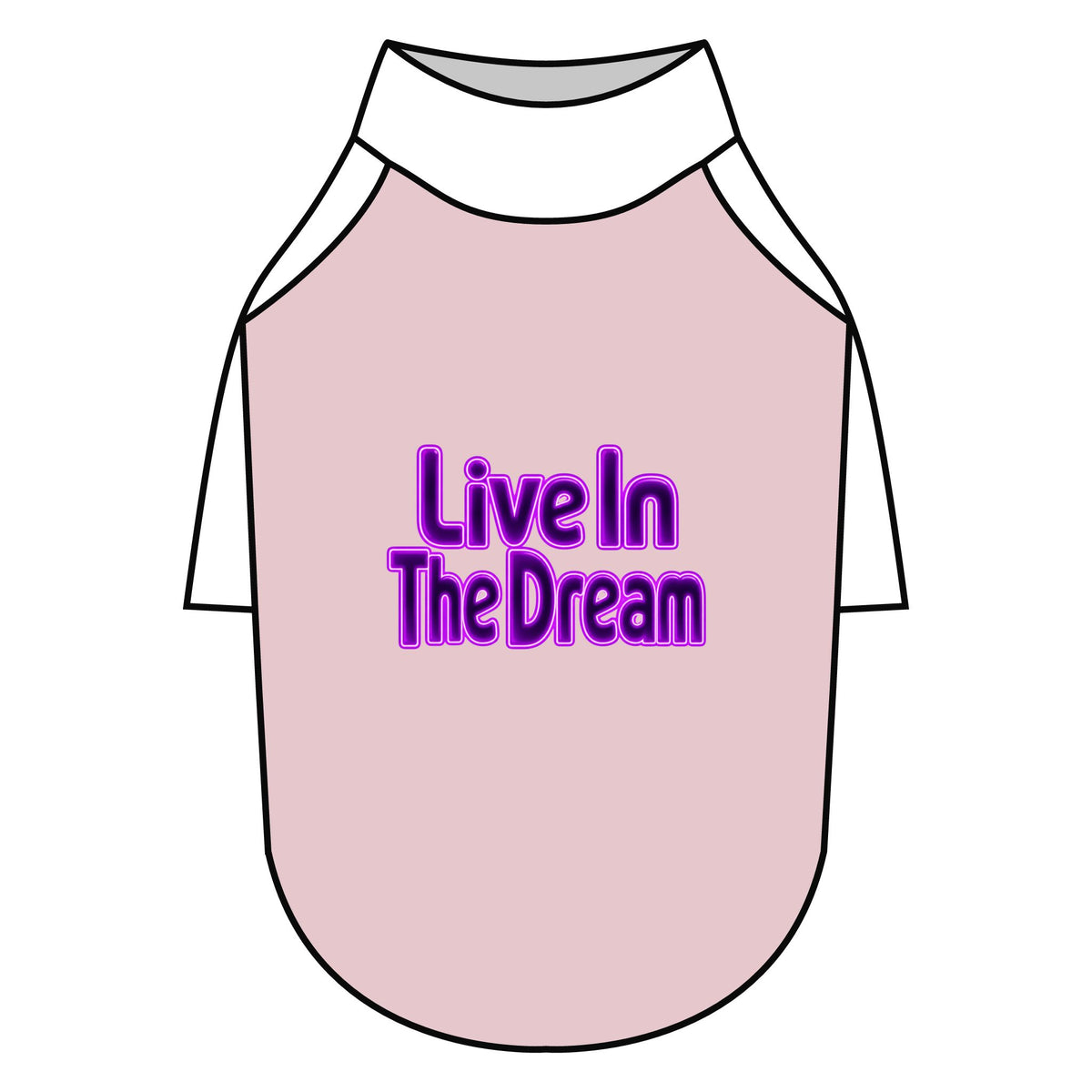Live in the Dream Pet Raglan T-Shirt