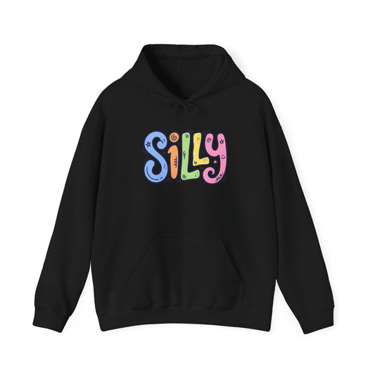 Silly Colorful Graphic Hoodie — Playful Retro Kids & Teen Sweatshirt
