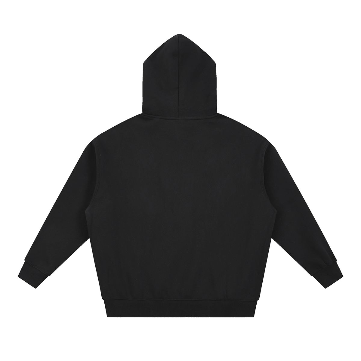 Essential Oversized Boxy Fleece Zip-Up Hoodie
