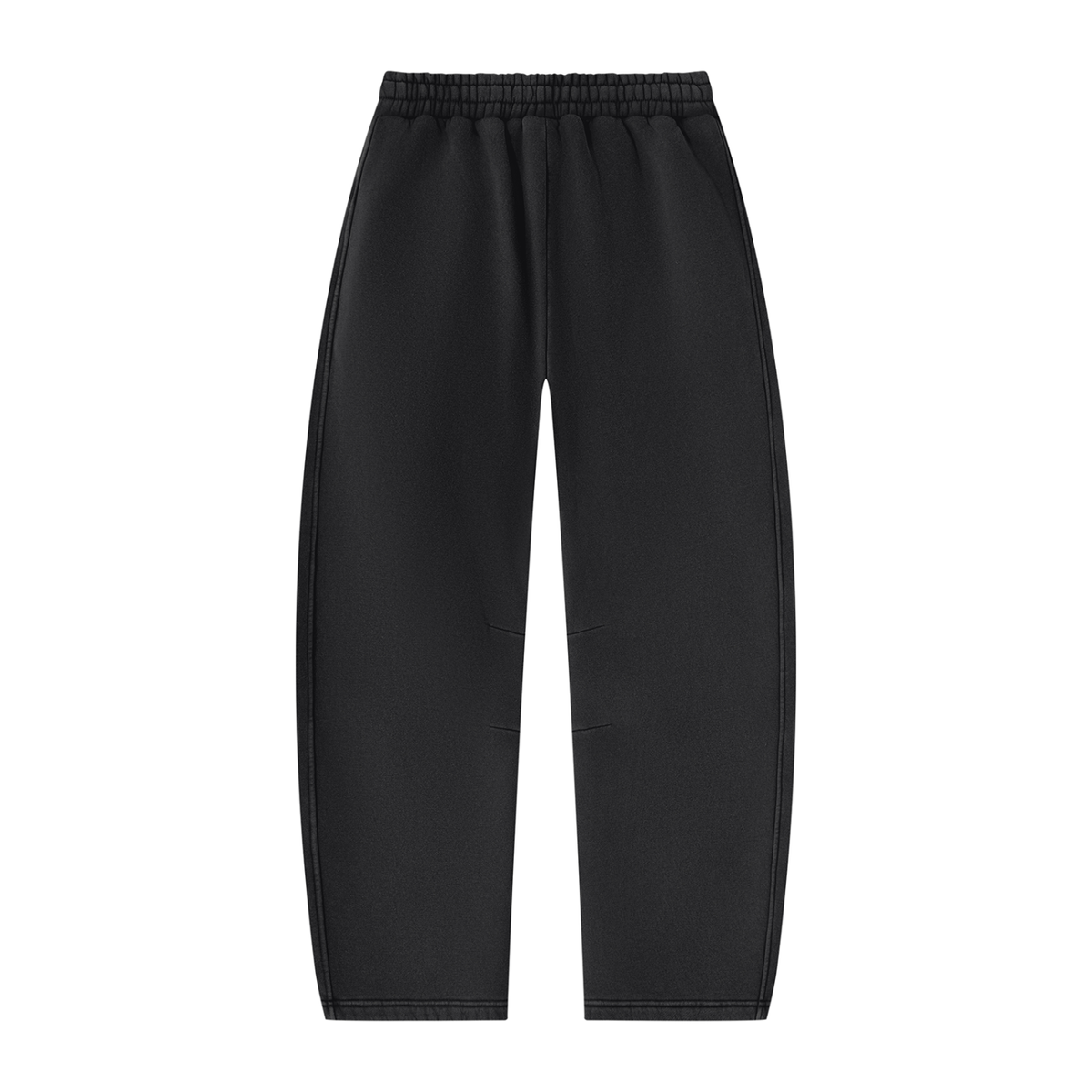 Fractured Unisex Vintage Wash Barrel-Leg Fleece Sweatpants