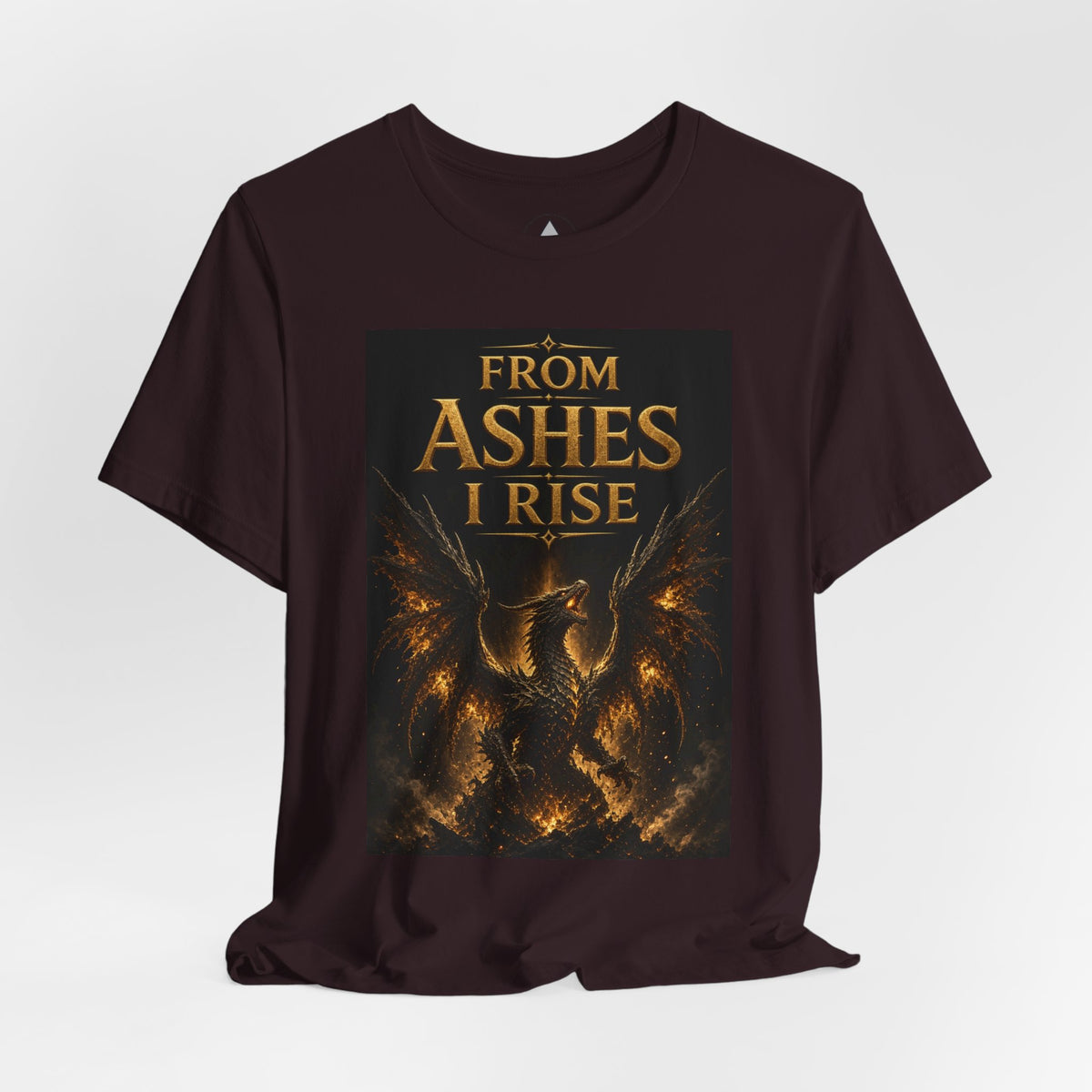 From Ashes I Rise T-Shirt – Phoenix Rebirth Recovery Tee
