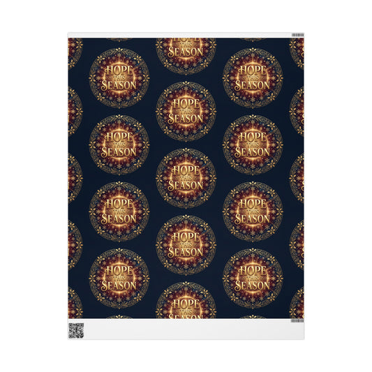 Navy Gold Holiday Wrapping Paper Roll – Recovery Warriors