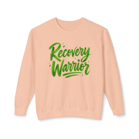 Recovery Warrior Sweatshirt — Inspirational Addiction Recovery Crewneck