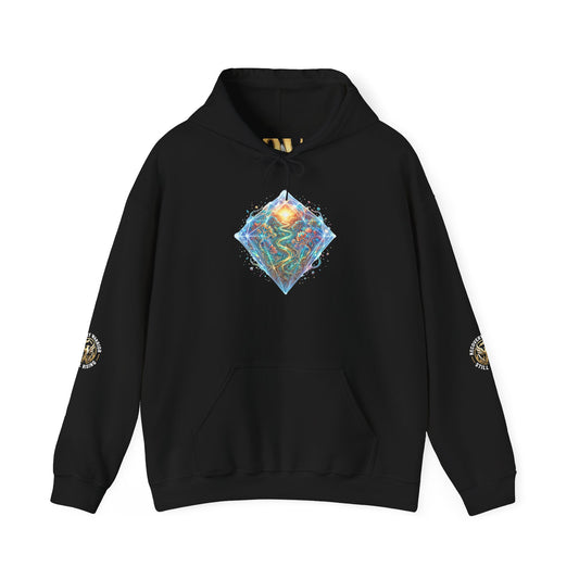 Recovery Warriors Chakra Diamond Hoodie – Spiritual Recovery Sweatshirt