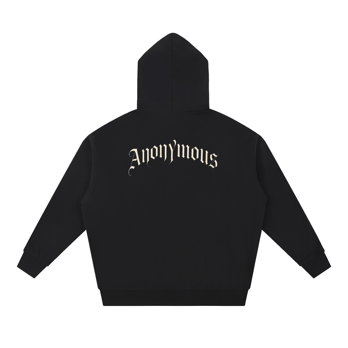 Anonymous Gothic Lettering Heavyweight Pullover Hoodie