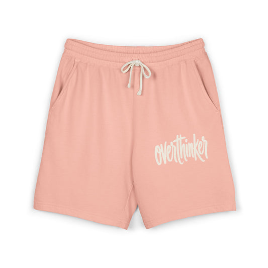 Overthinker Fleece Sweat Shorts — Lightweight Garment-Dyed Lounge Shorts