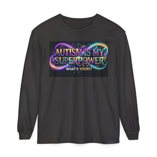 Autism Is My Superpower Long Sleeve Tee