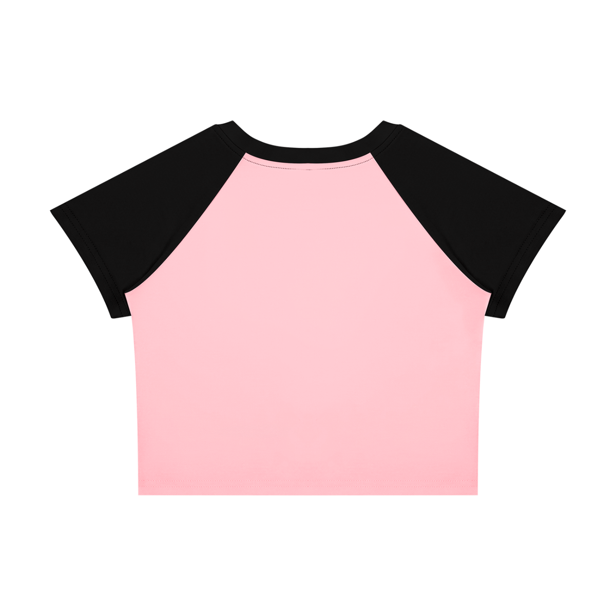 Lost Women's Color-Block Raglan Crop Baby Tee