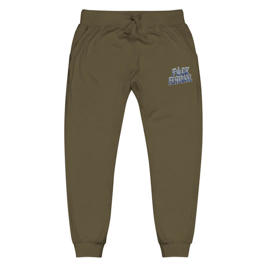 F*ck Fentanyl — Cozy Fleece Sweatpants with Script Accent