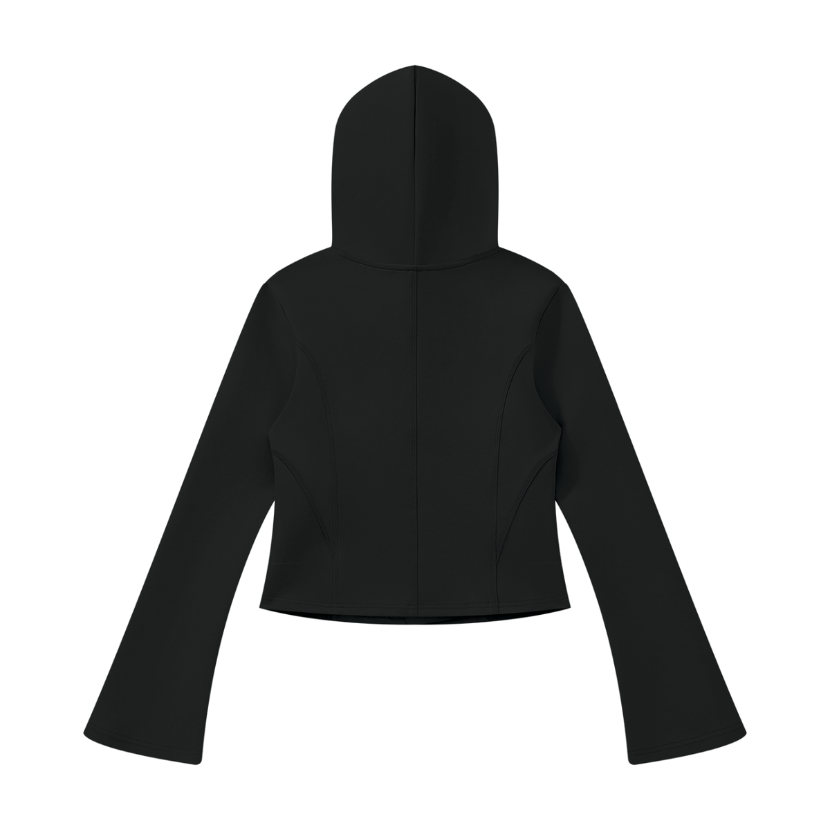 Skeleton Graphic Women's Bell-Sleeve Full-Zip Hoodie
