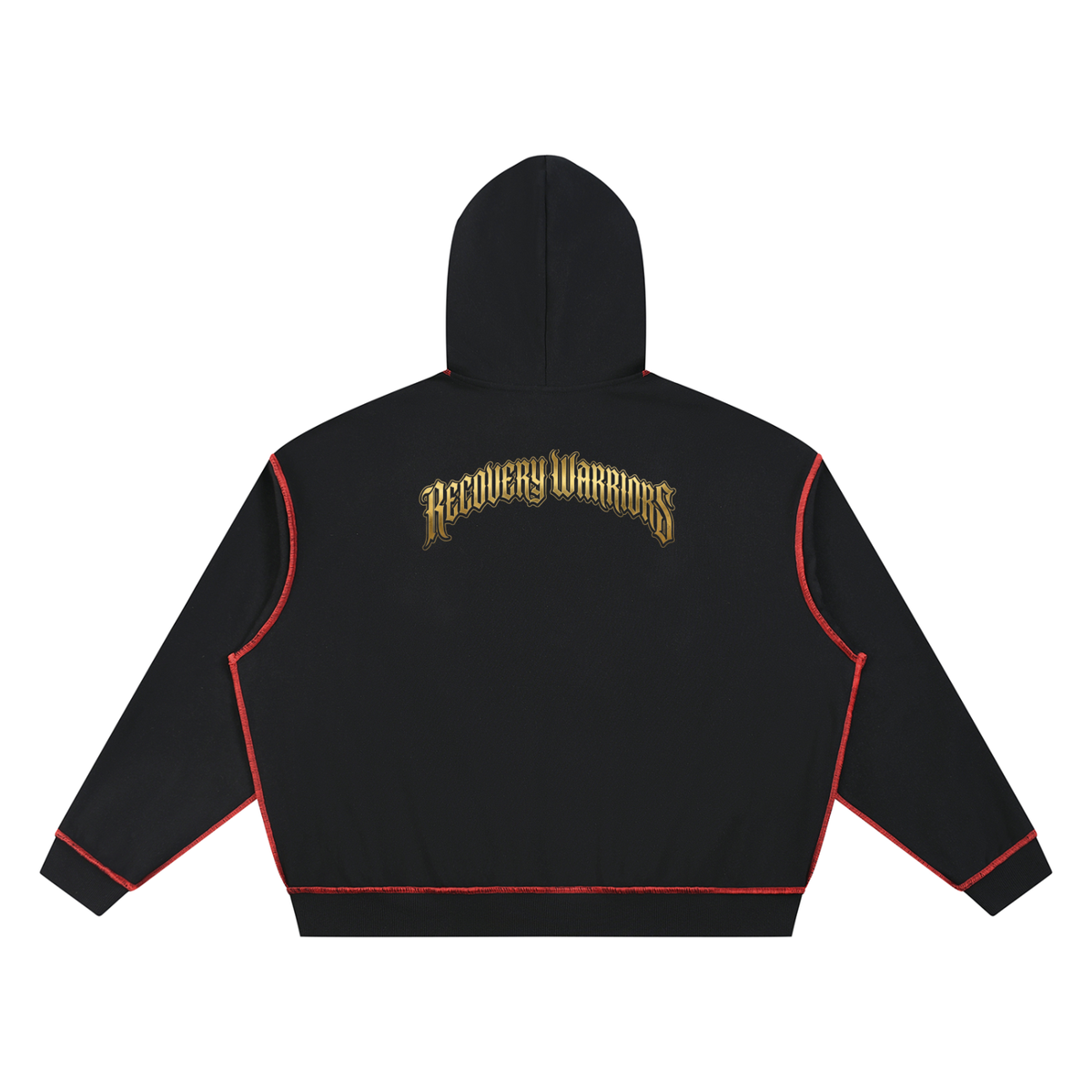 Sober AF Gothic Boxy Heavyweight Hoodie – Sober Apparel