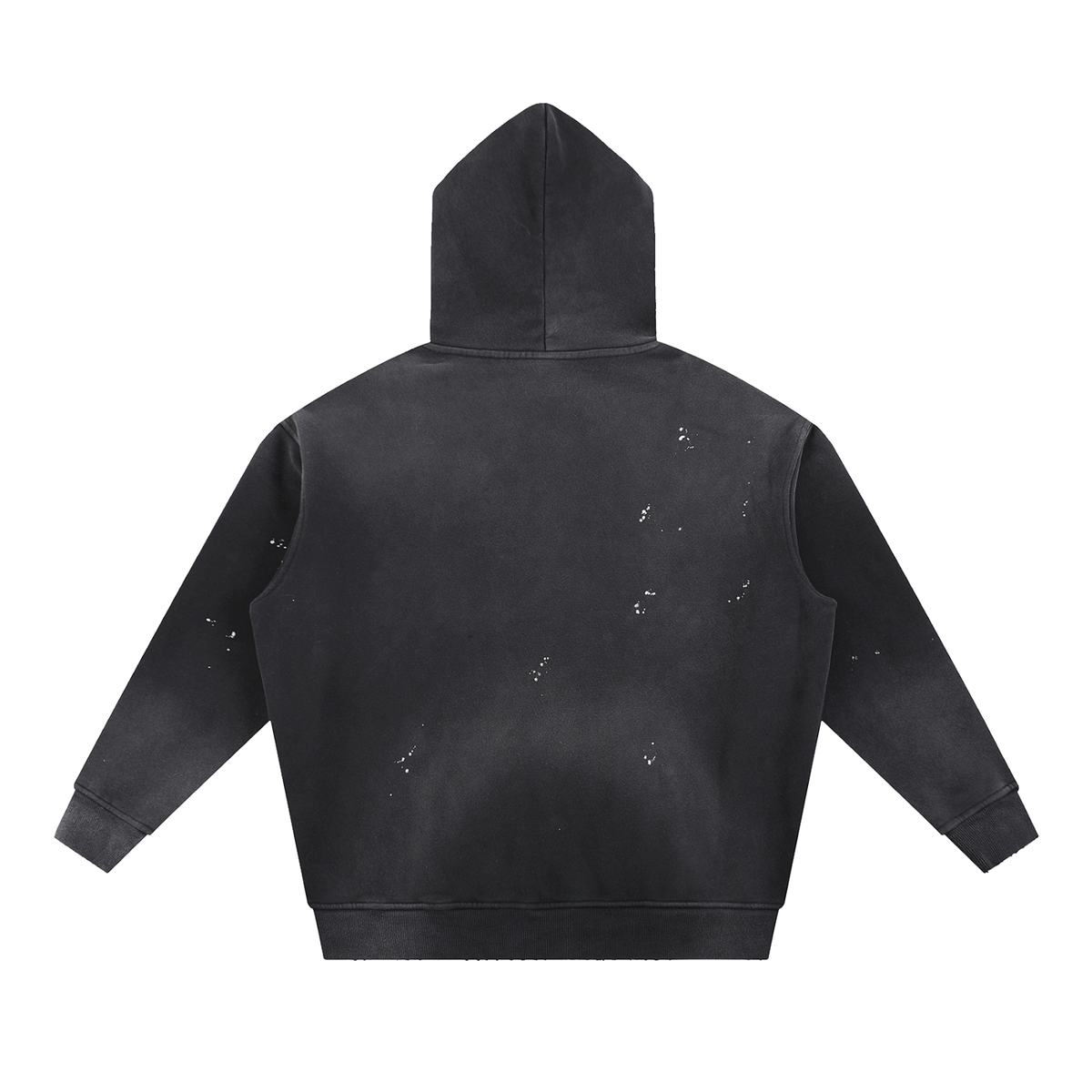 Neuro-Spicy Colorful Script Vintage Washed Frayed Fleece Hoodie