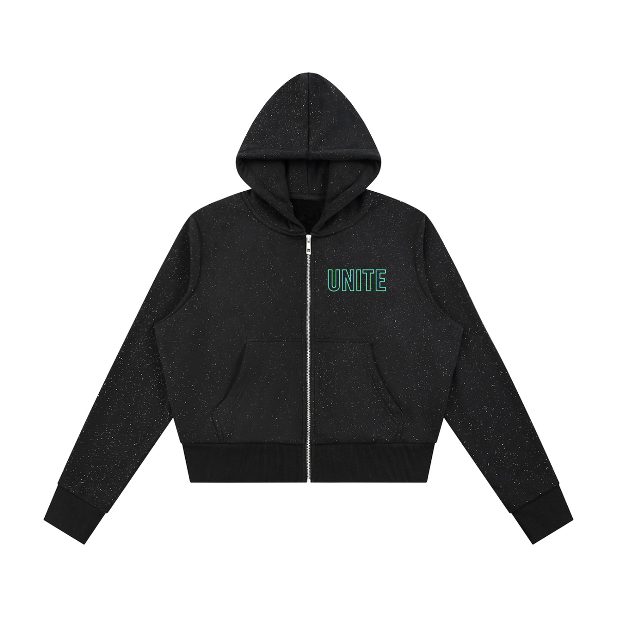 UNITE Women's Sparkles Fleece Full-Zip Hoodie