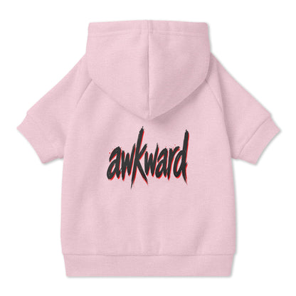 awkward Pet Hoodie with Collar Hole