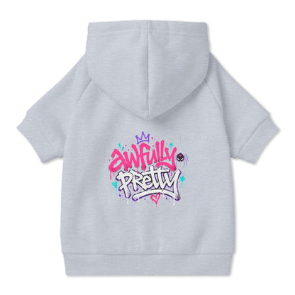 Awfully Pretty Graffiti Pet Hoodie
