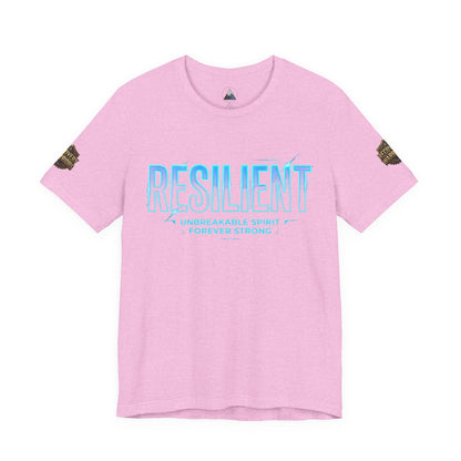 Resilient Recovery Warriors T-Shirt — "Resilient" Motivational Tee