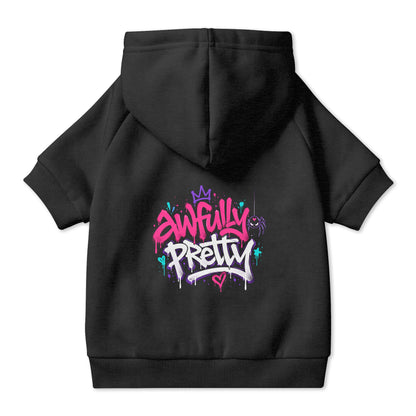 Awfully Pretty Graffiti Pet Hoodie