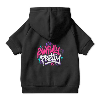 Awfully Pretty Graffiti Pet Hoodie