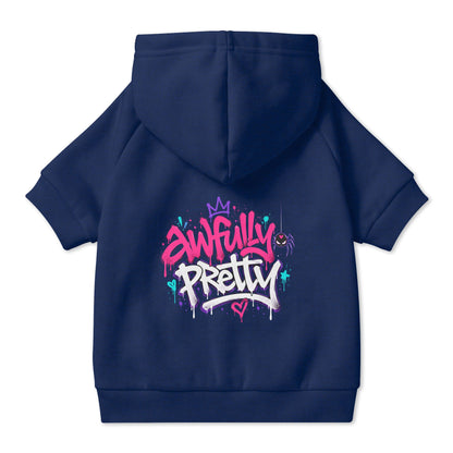 Awfully Pretty Graffiti Pet Hoodie