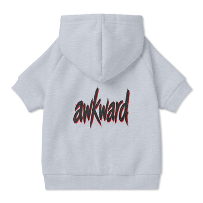 awkward Pet Hoodie with Collar Hole
