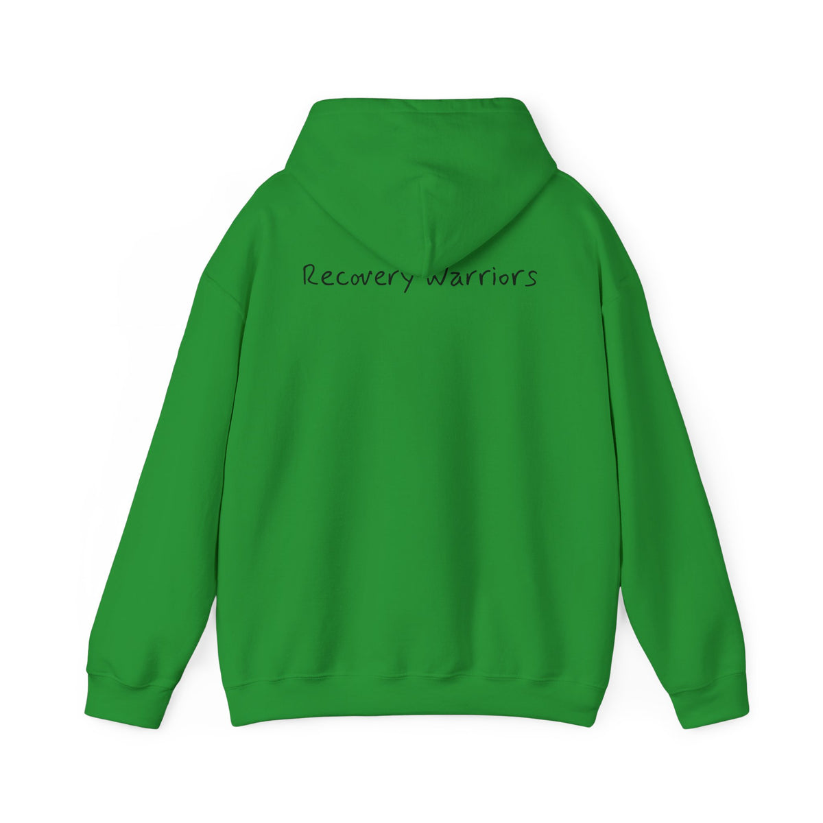 Ugly Script Hoodie — Recovery Warriors Back Print (designed for Joseph)