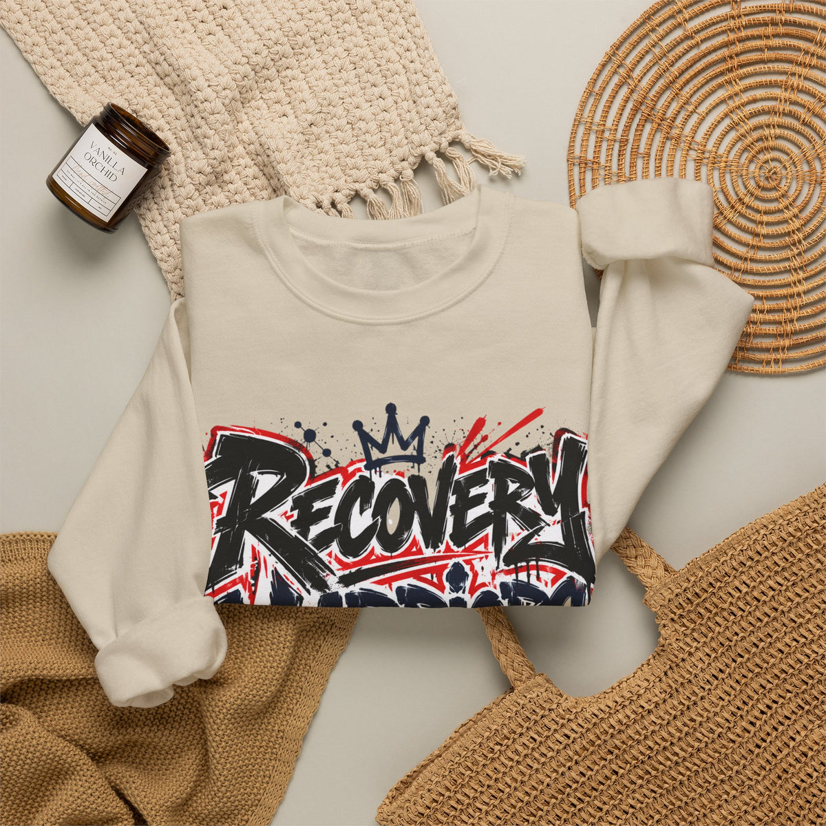 Recovery Warriors 26 Graphic Sweatshirt