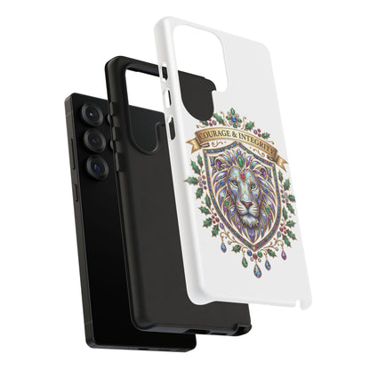Courage & Integrity Lion Phone Case