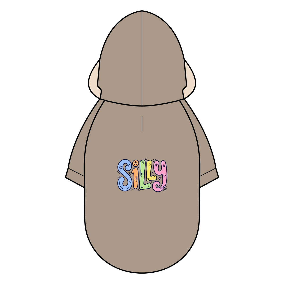 Silly Pet Parka Jacket — Padded Winter Dog Coat