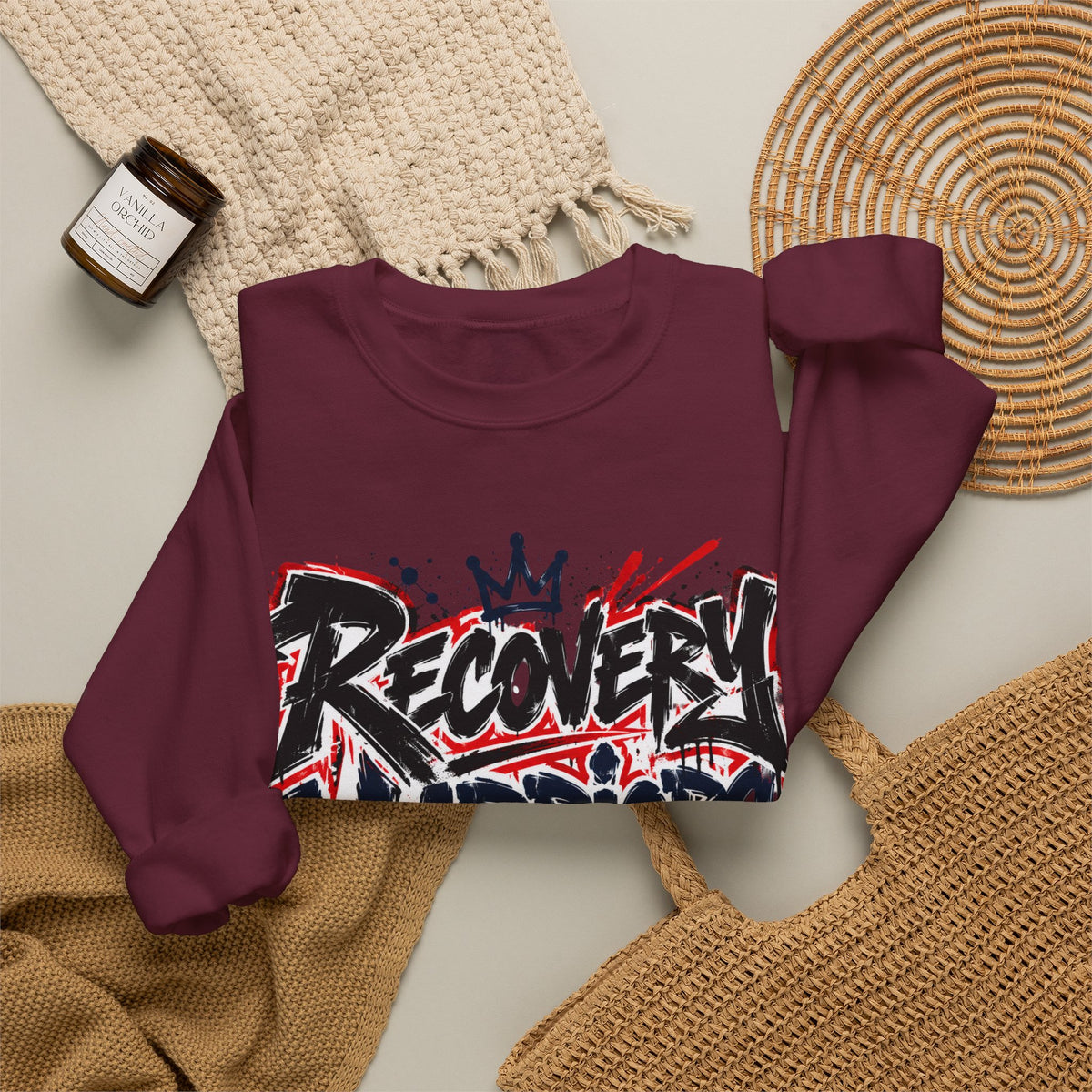 Recovery Warriors 26 Graphic Sweatshirt