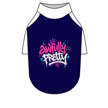 Awfully Pretty Graffiti Pet Raglan T-Shirt