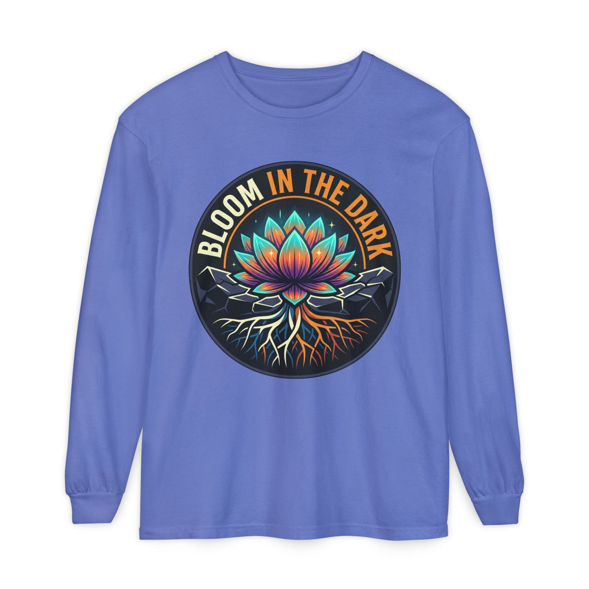 Bloom in the Dark Long Sleeve Tee – Lotus Recovery Shirt