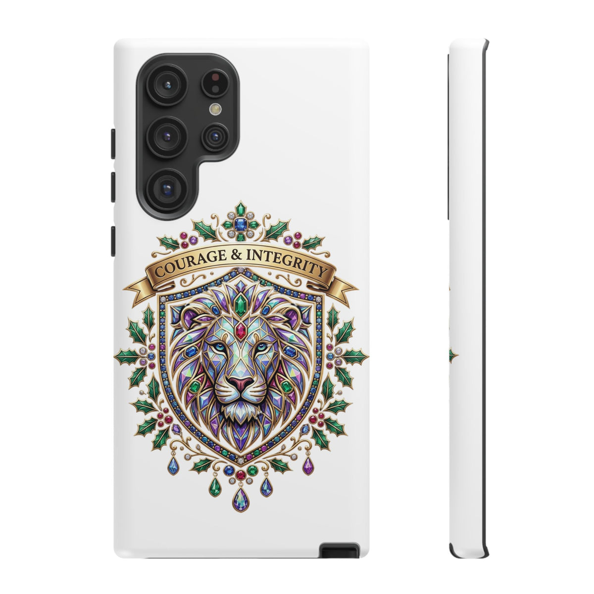 Courage & Integrity Lion Phone Case