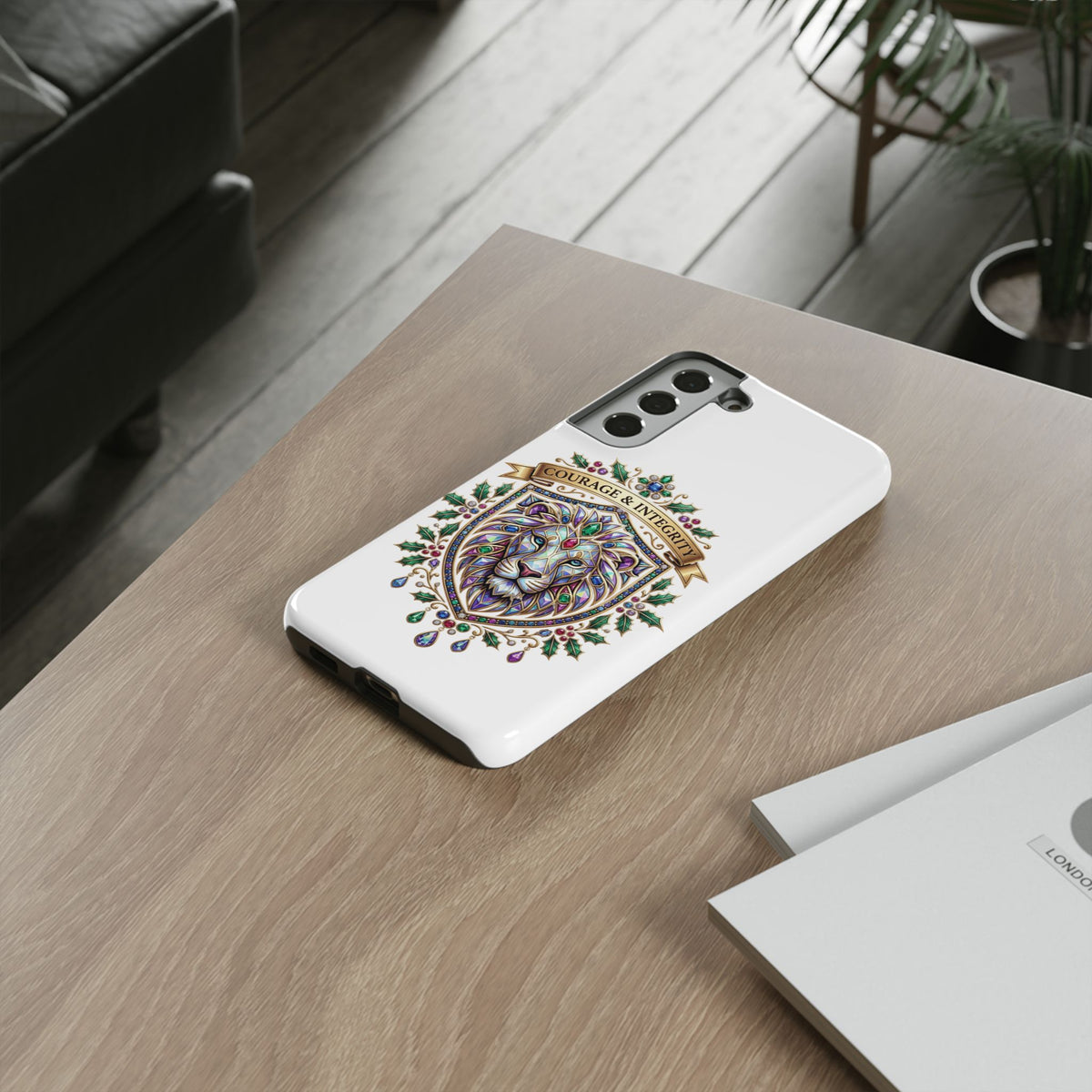 Courage & Integrity Lion Phone Case