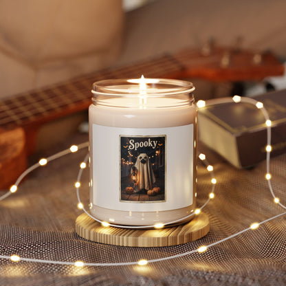 Spooky Ghost Pug Candle | Soy Candle, Halloween Decor