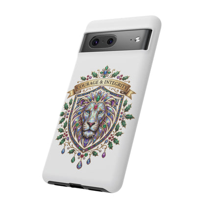 Courage & Integrity Lion Phone Case