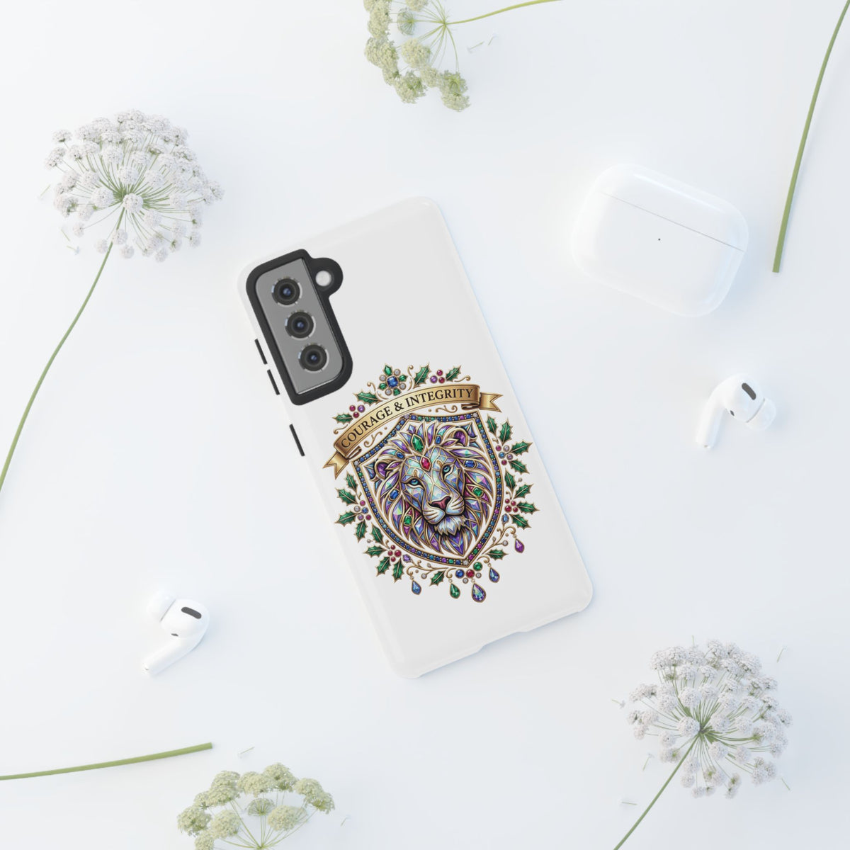 Courage & Integrity Lion Phone Case