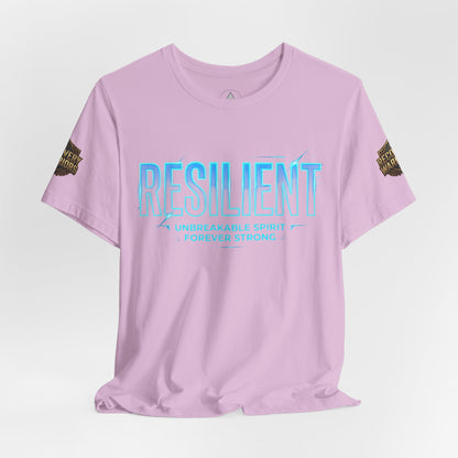 Resilient Recovery Warriors T-Shirt — "Resilient" Motivational Tee