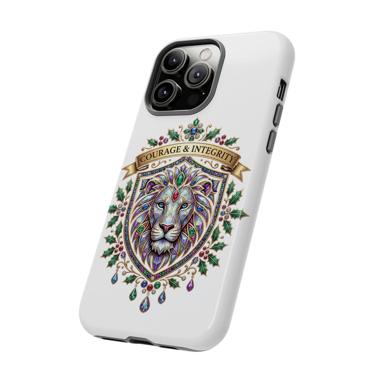 Courage & Integrity Lion Phone Case