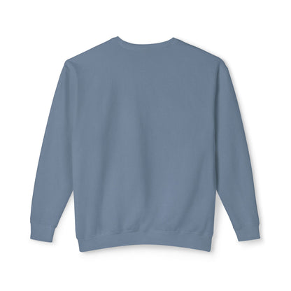 Hyper-Vigilant Crewneck Sweatshirt — Peach Casual Script Pullover