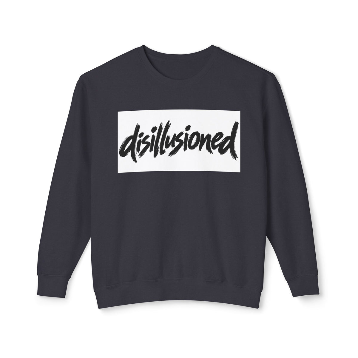 Disillusioned Crewneck Sweatshirt — Casual Graphic Pullover