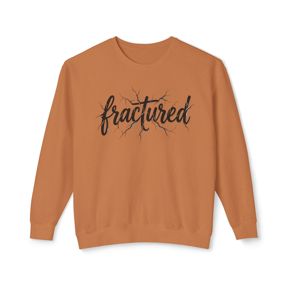 Fractured Script Crewneck Sweatshirt