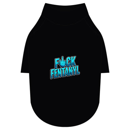 Pet Raglan T-Shirt – F*ck Fentanyl Awareness Dog Shirt