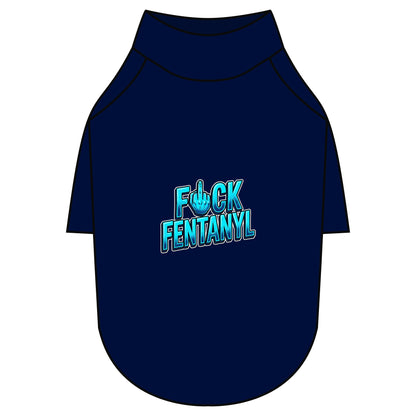 Pet Raglan T-Shirt – F*ck Fentanyl Awareness Dog Shirt