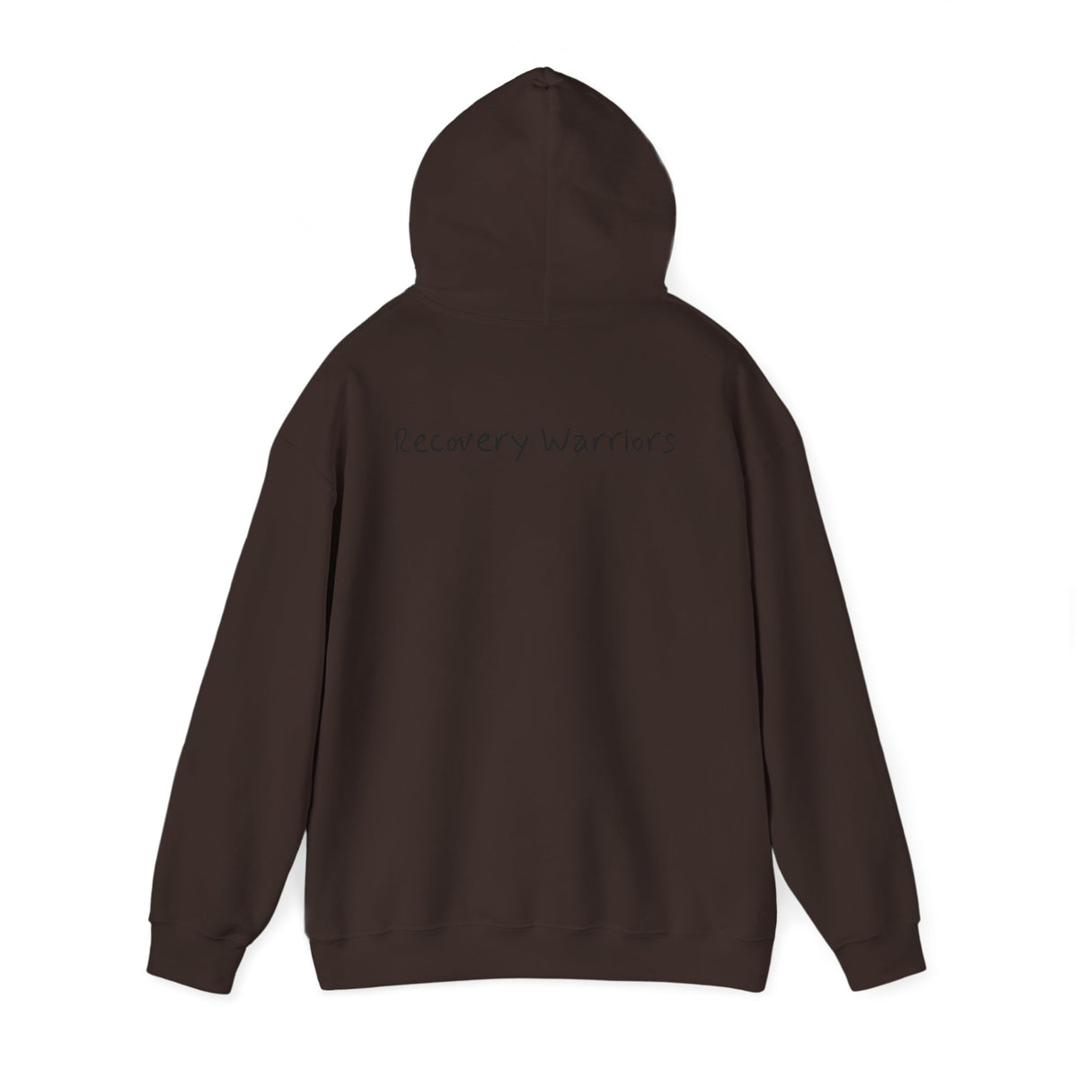 Hoodie — 'Ugly' Script Front & 'Recovery Warriors' Back Pullover